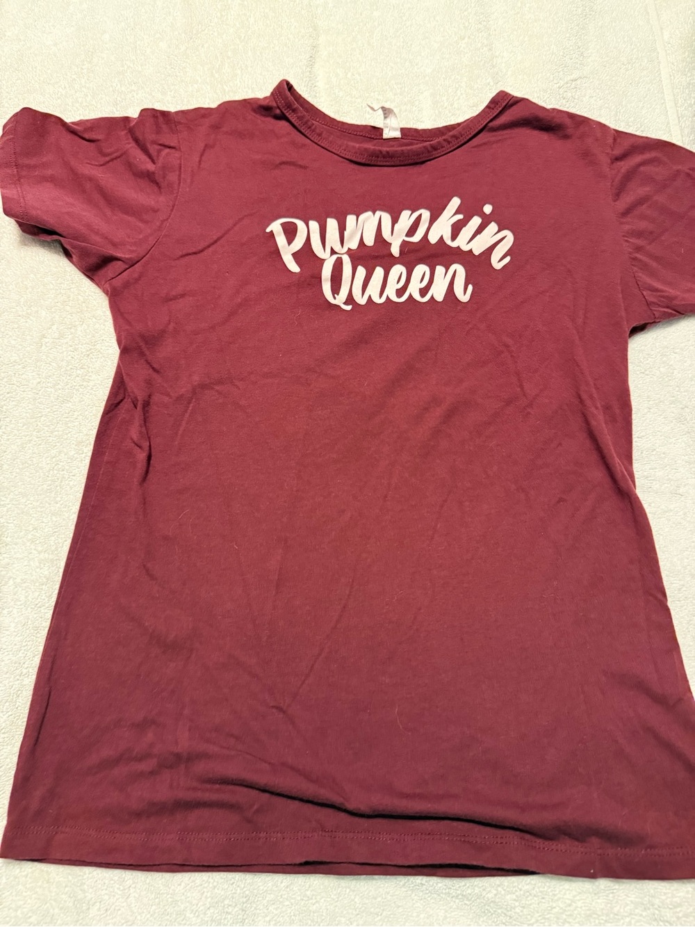 Pumpkin Queen Women's Short Sleeve Tee - Burgundy